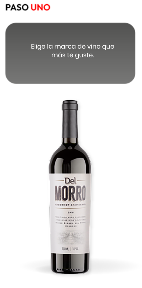 Elige la marca de vino que más te guste